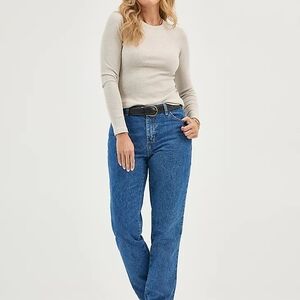 Lee Women's Straight Leg Blue Jeans